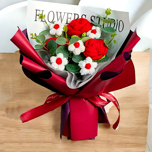 Red Cotton Bloom Bouquet